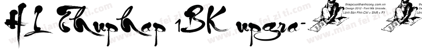 HL Thuphap 1BK upgra字体转换